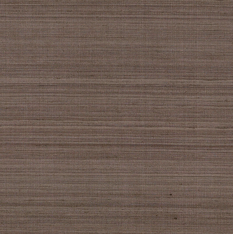 Shaded Silk wallpaper in umber color - pattern number 5007866 - by Schumacher in the Quiet Beauty collection
