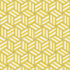Tumbling Blocks fabric in citron color - pattern number 5007961 - by Schumacher in the Miles Redd collection