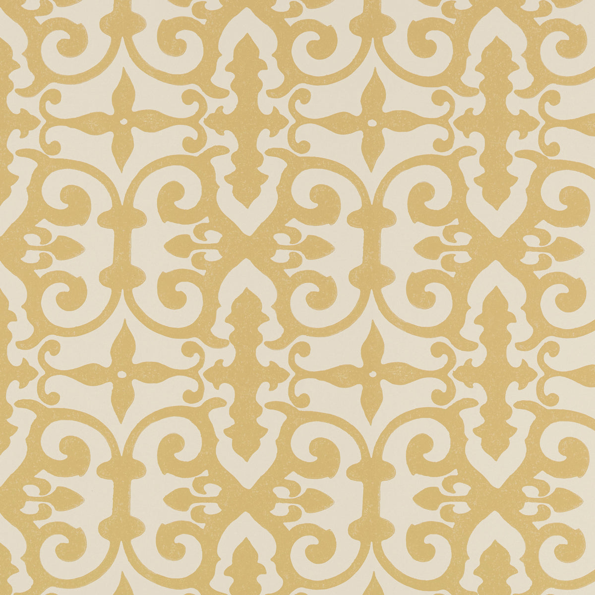 Ferne Park wallpaper in straw color - pattern number 5008042 - by Schumacher in the Veere Grenney collection