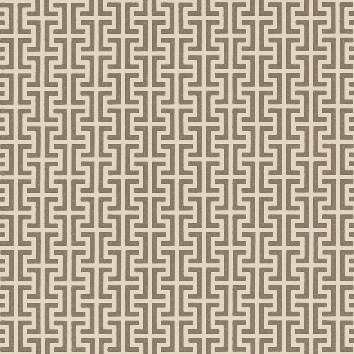 Temple wallpaper in berber brown color - pattern number 5008056 - by Schumacher in the Gazebo by Veere Grenney collection
