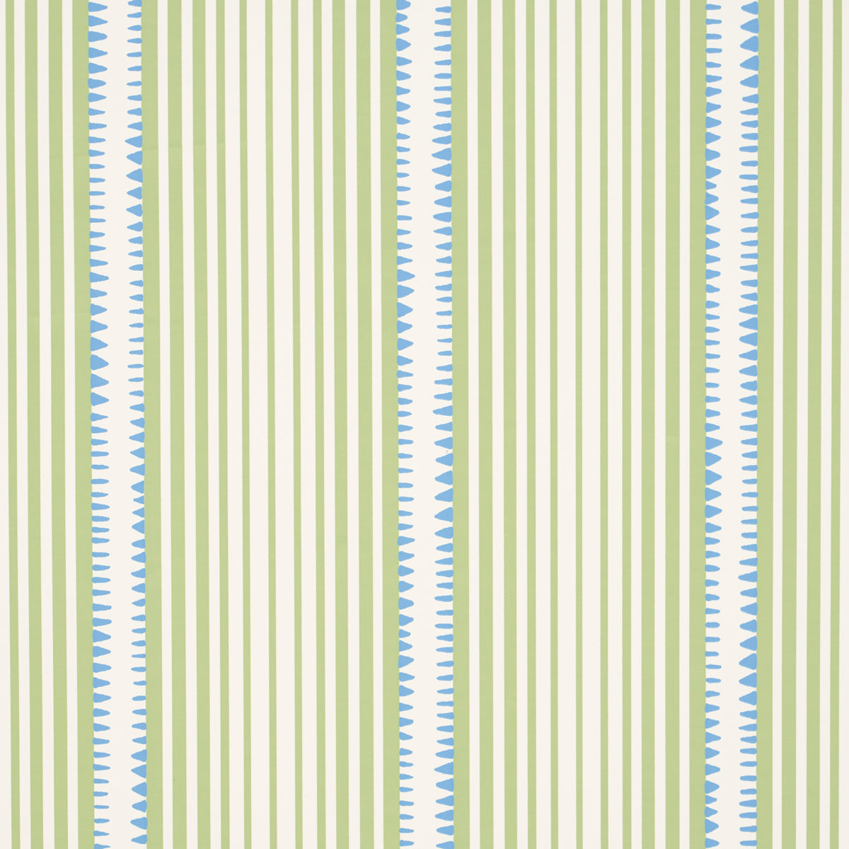 Moncorvo fabric in green and blue color - pattern number 5008105 - by Schumacher in the David Oliver collection