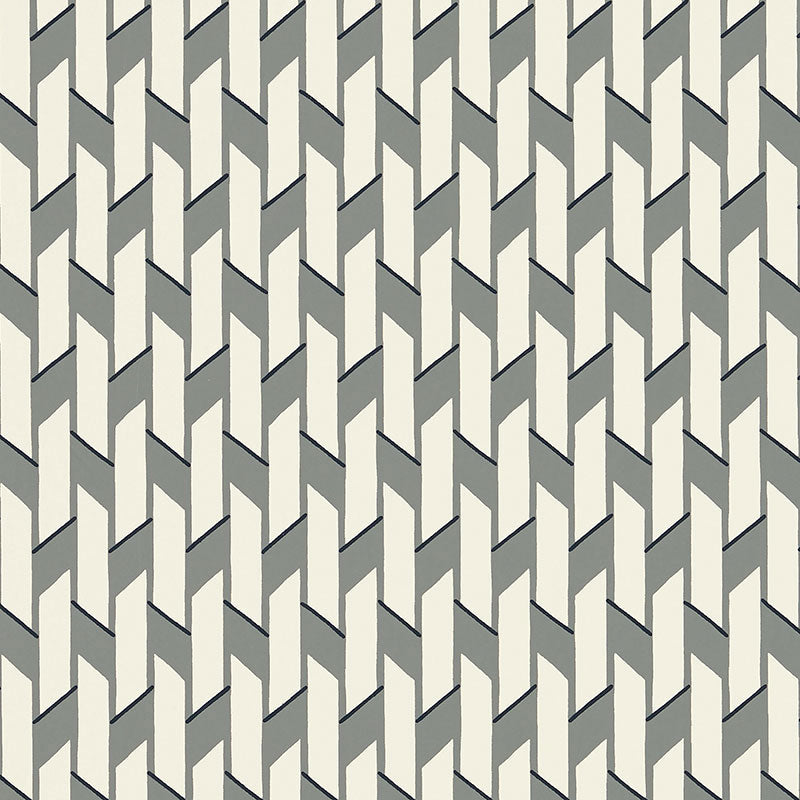 Empire wallpaper in wolf color - pattern number 5008153 - by Schumacher in the The Smart Set collection