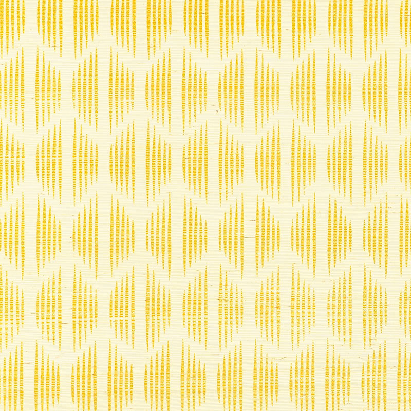 Ovington Sisal fabric in yellow color - pattern number 5008270 - by Schumacher in the David Oliver collection