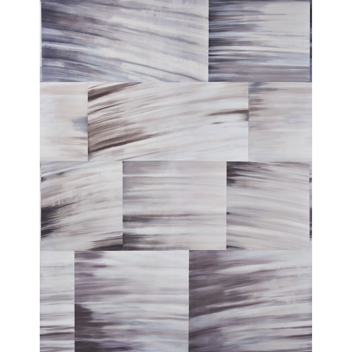 Blocks Panel Set wallpaper in natural color - pattern number 5008340 - by Schumacher in the David Kaihoi collection