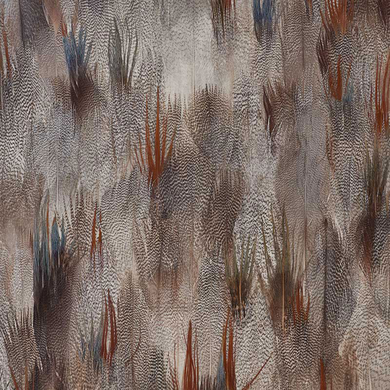 Travertine wallpaper in celeste color - pattern number 5008384 - by Schumacher in the Plume collection