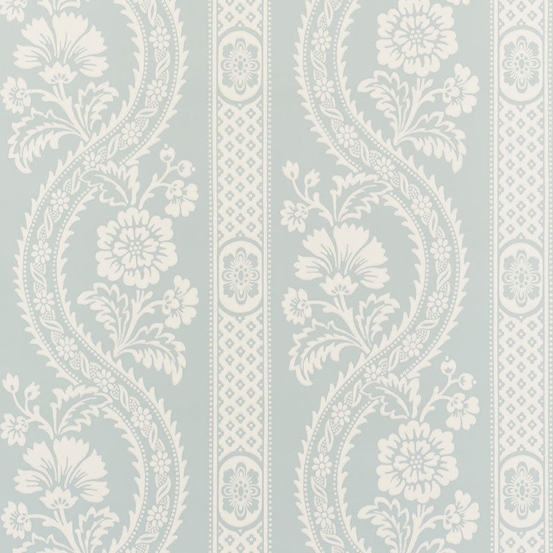 Versailles wallpaper in mineral color - pattern number 5008771 - by Schumacher in the French Revolution collection