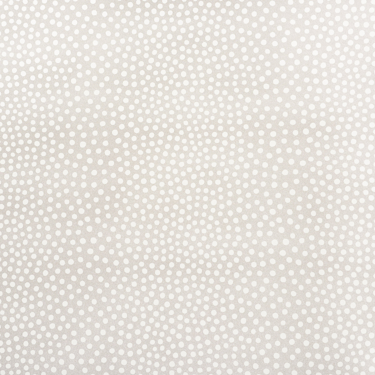Raindots Vinyl fabric in warm silver color - pattern number 5008780 - by Schumacher in the Silver Lining Performance Wallcoverings collection