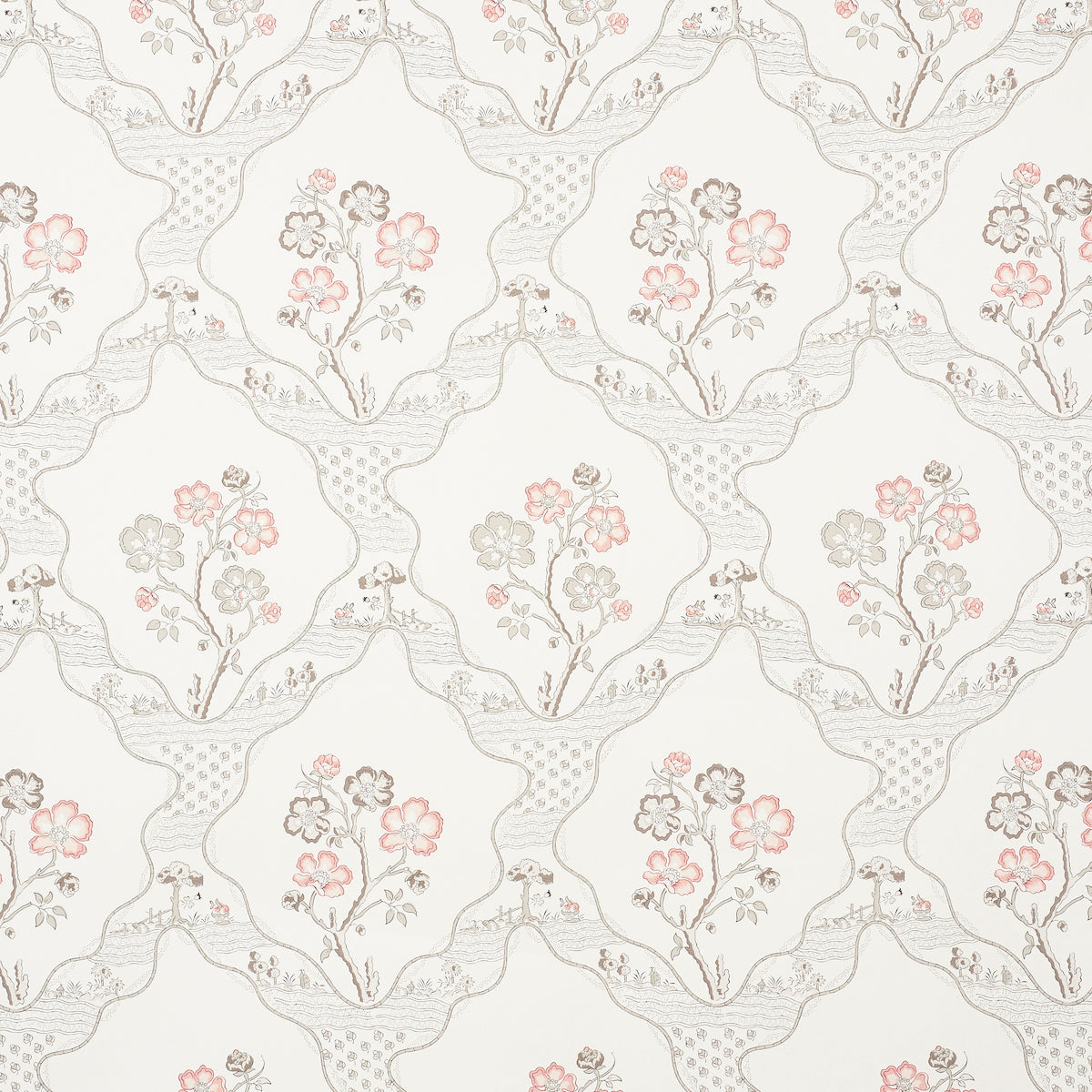 Marella Rose 5008800 Wallpaper by Schumacher - Wallpapers To Go