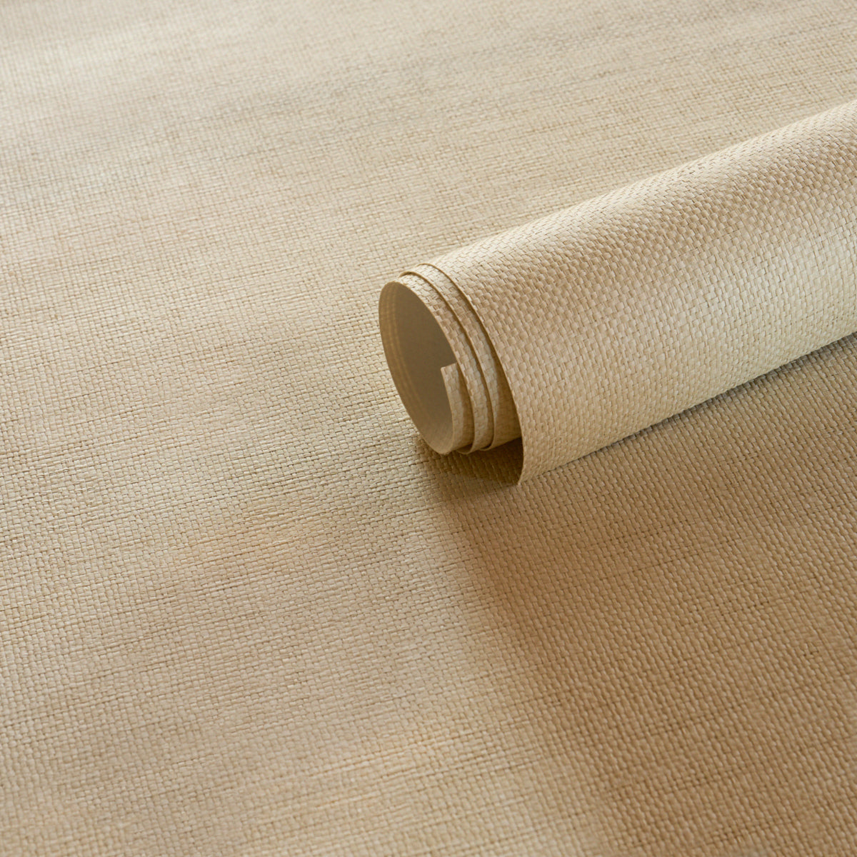 Kiko Paperweave Wallpaper in Limestone color - pattern number 5008842 - by Schumacher in the Perfect Basics Textured Wallcovering collection