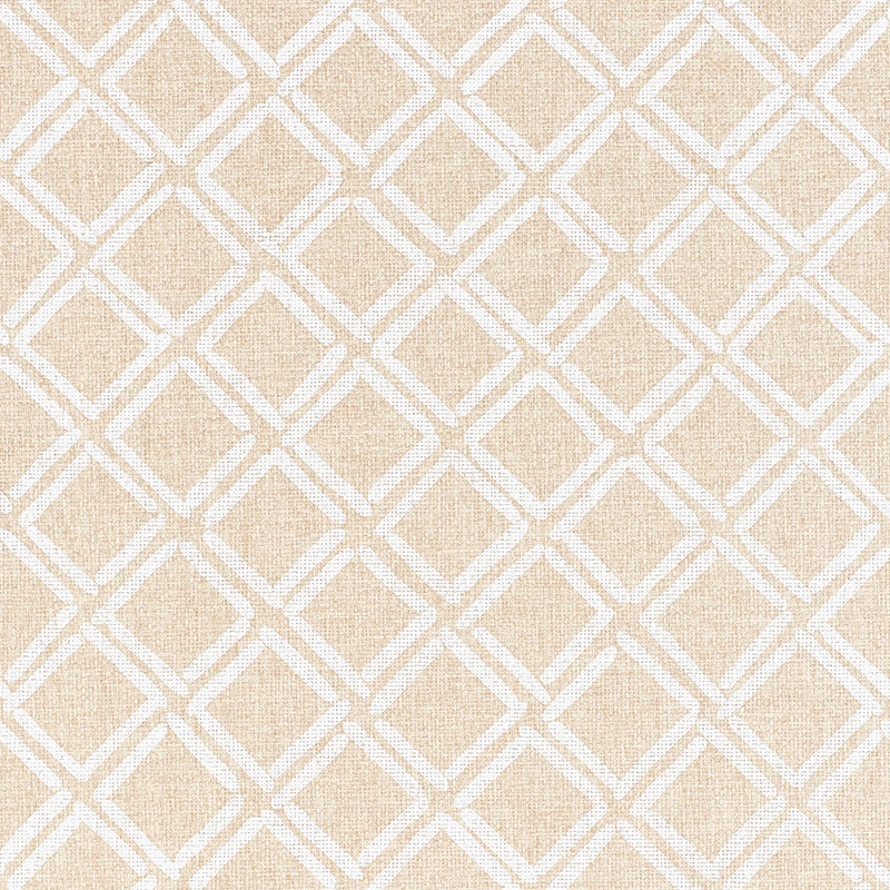 Dina Paperweave wallpaper in natural color - pattern number 5008861 - by Schumacher in the Textural Appeal collection
