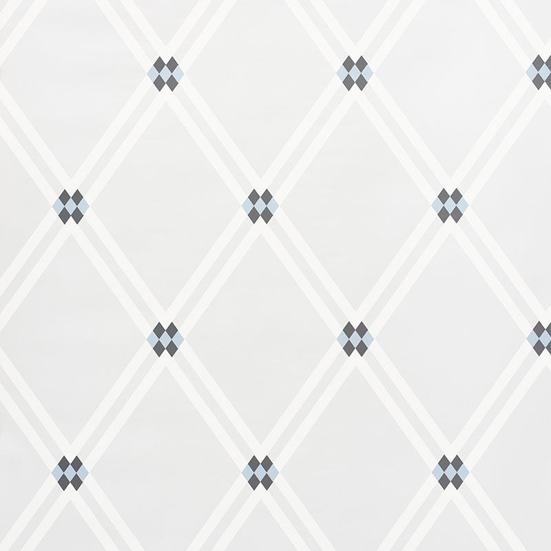 Asolo fabric in blue color - pattern number 5009240 - by Schumacher in the David Oliver collection