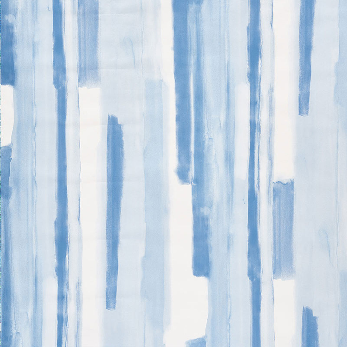 Watercolor fabric in blue color - pattern number 5009300 - by Schumacher in the Miles Redd collection
