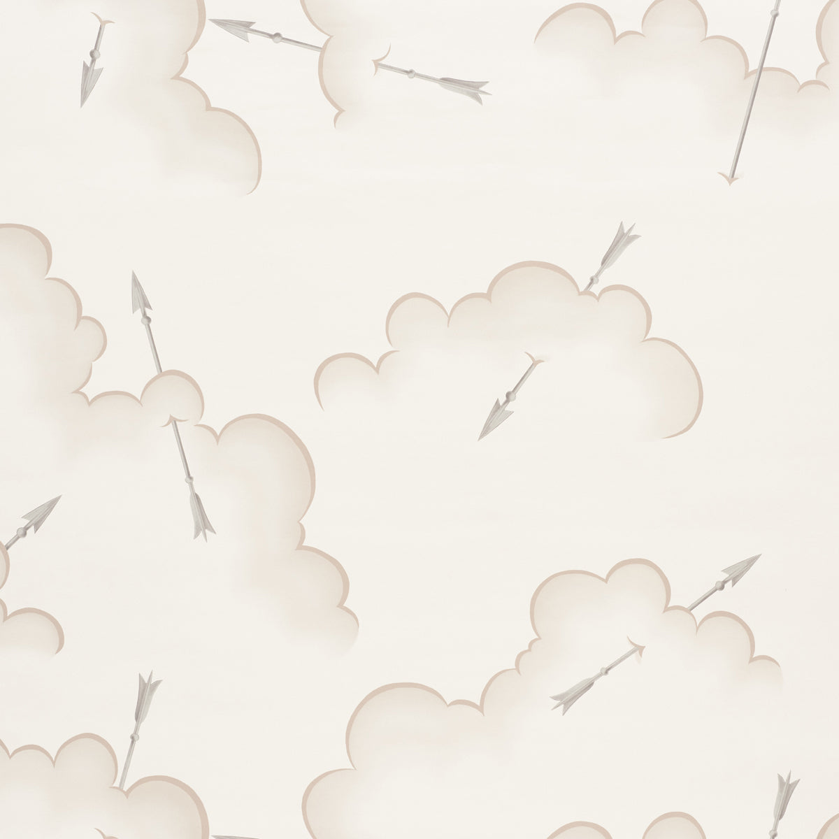 Mercurio fabric in natural color - pattern number 5009352 - by Schumacher in the Charlap Hyman and Herrero collection