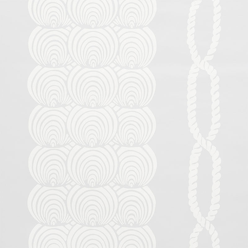 Coralline fabric in grey color - pattern number 5009432 - by Schumacher in the Nautilus collection
