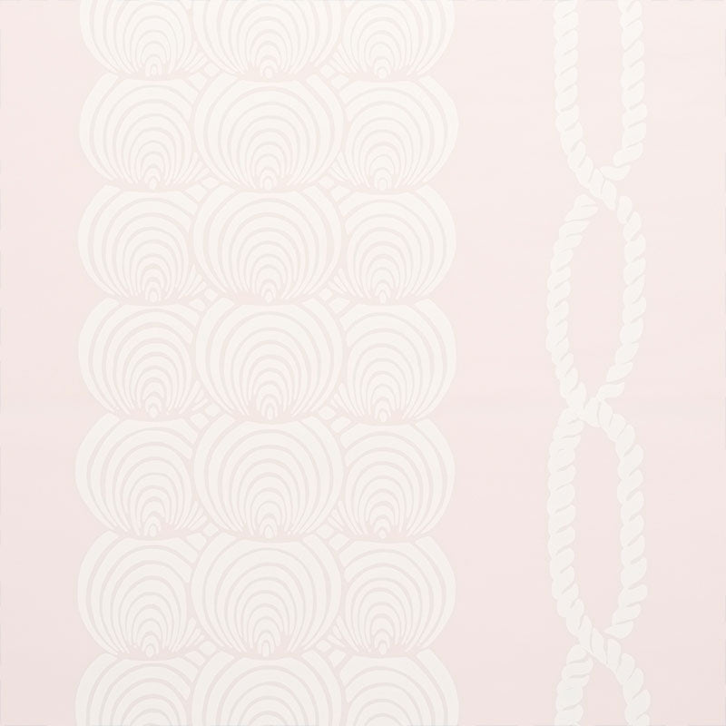 Coralline wallpaper in blush color - pattern number 5009433 - by Schumacher in the Nautilus collection