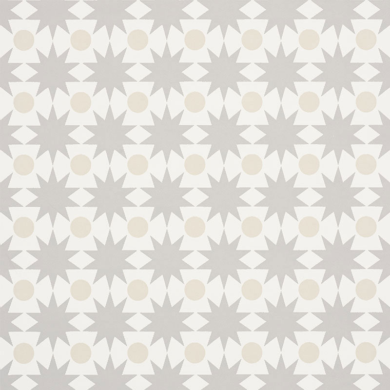 Cosmos wallpaper in neutral color - pattern number 5009562 - by Schumacher in the Studio Bon collection
