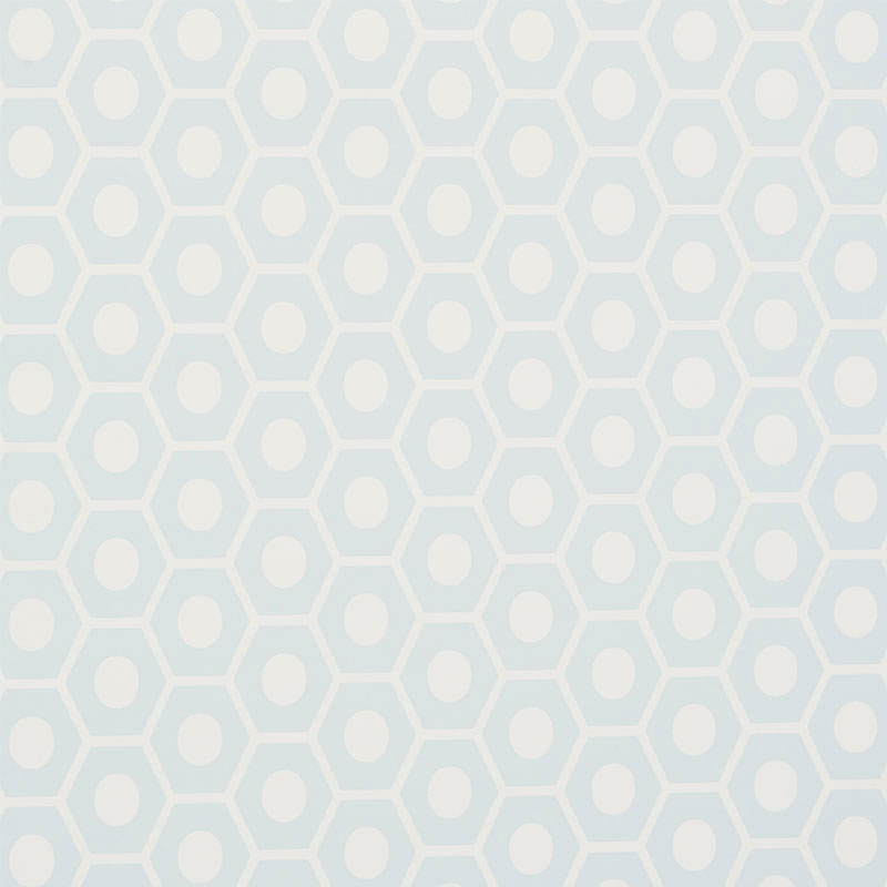 Queen B wallpaper in mineral color - pattern number 5009572 - by Schumacher in the Studio Bon collection