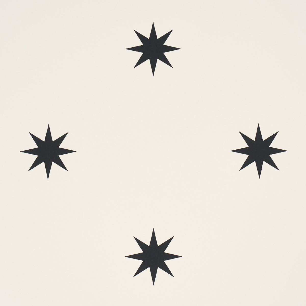 Stargaze Wallpaper in Black & Cream color - pattern number 5009602 - by Schumacher in the American Heritage collection