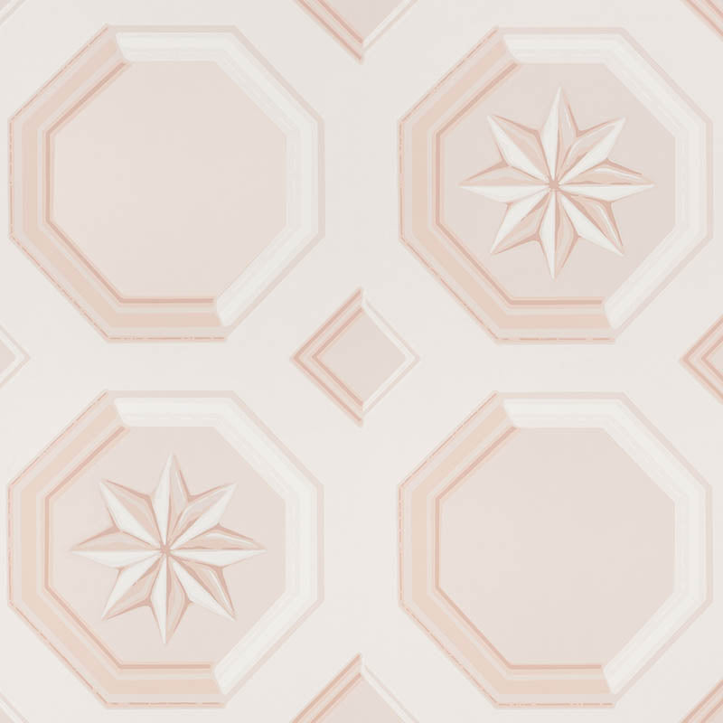 Augustus fabric in blush color - pattern number 5009891 - by Schumacher in the Trompe L Oeil collection