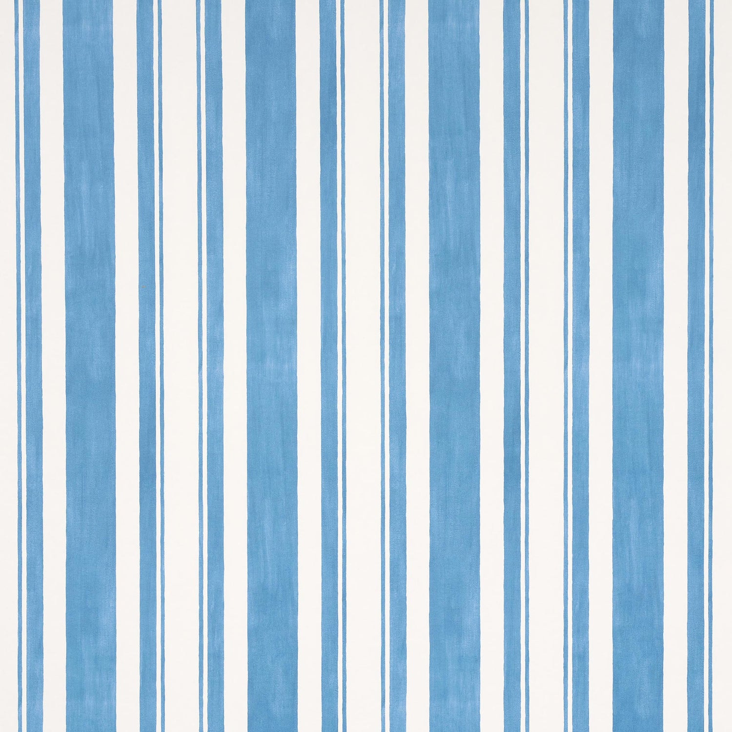 Villa Stripe fabric in peacock color - pattern number 5009926 - by Schumacher in the Miles Redd collection