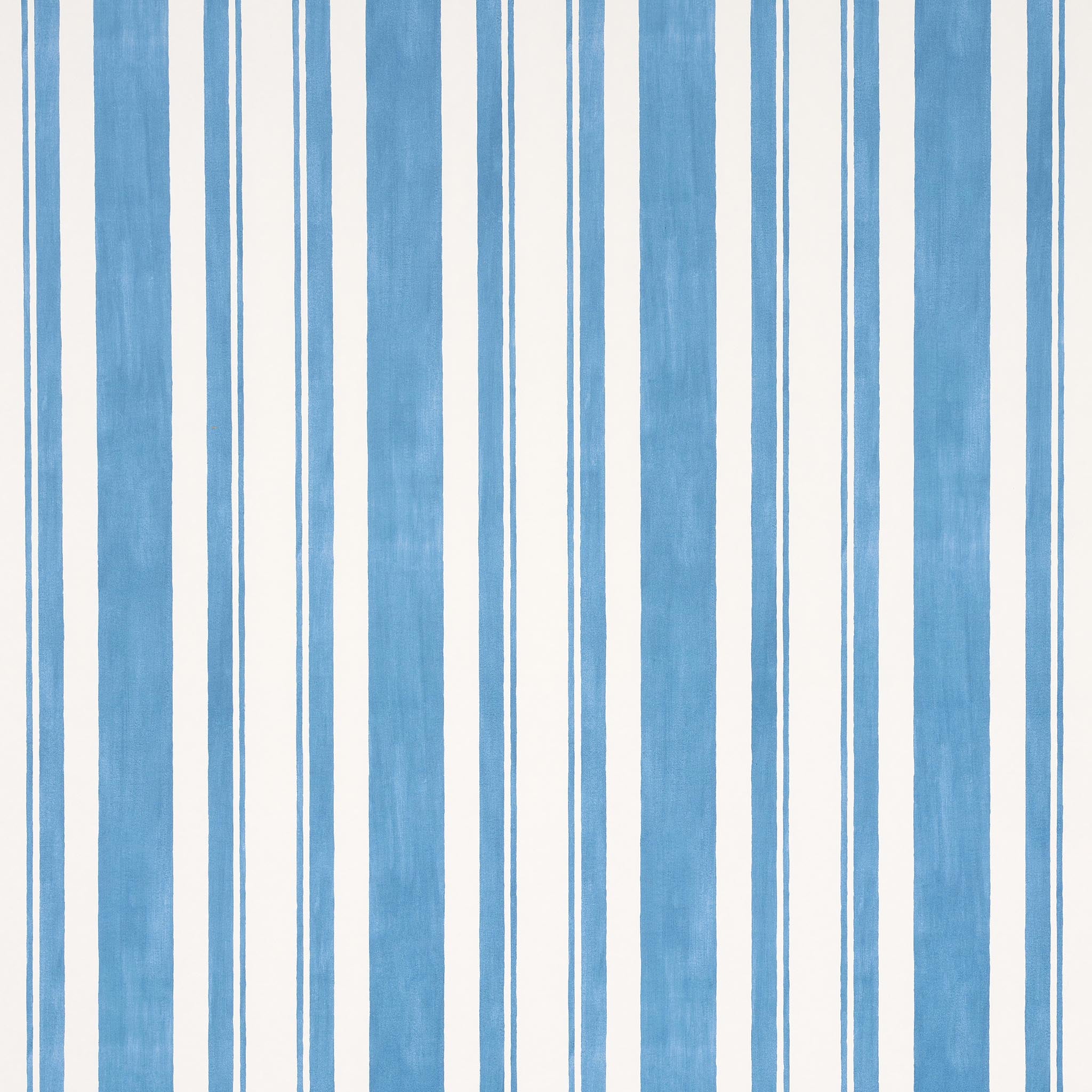 Villa Stripe fabric in peacock color - pattern number 5009926 - by Schumacher in the Miles Redd collection