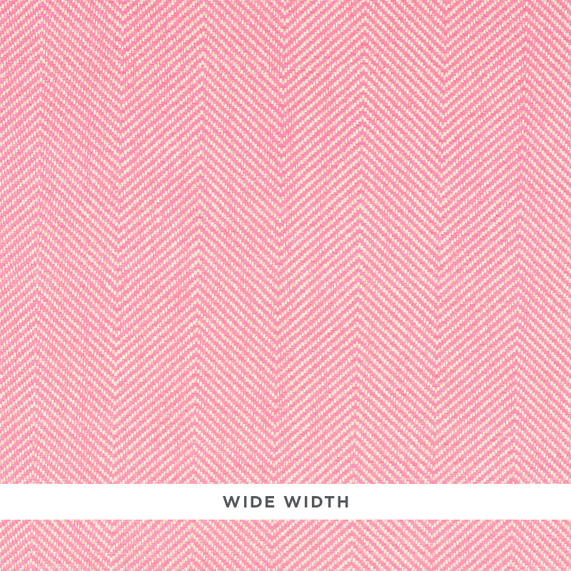 Herringbone Paperweave fabric in pink color - pattern number 5010235 - by Schumacher in the Down To Earth Textured Wallcovering collection