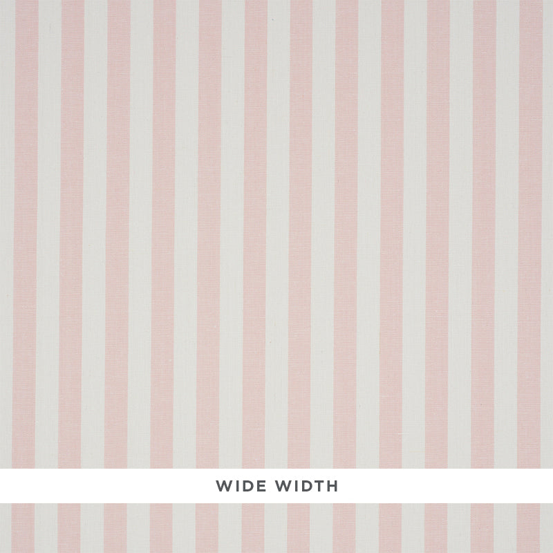 Linen Stripe fabric in blush color - pattern number 5010250 - by Schumacher in the Down To Earth Textured Wallcovering collection