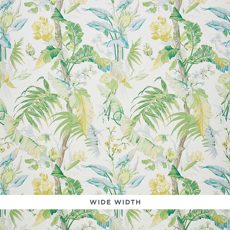 Tropique fabric in citron color - pattern number 5010480 - by Schumacher in the Signature Schumacher collection