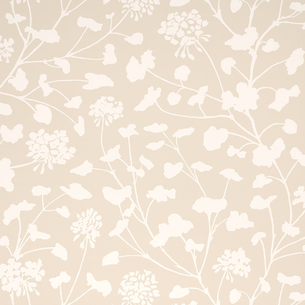 Pennick wallpaper in neutral color - pattern number 5010541 - by Schumacher in the Moon River collection