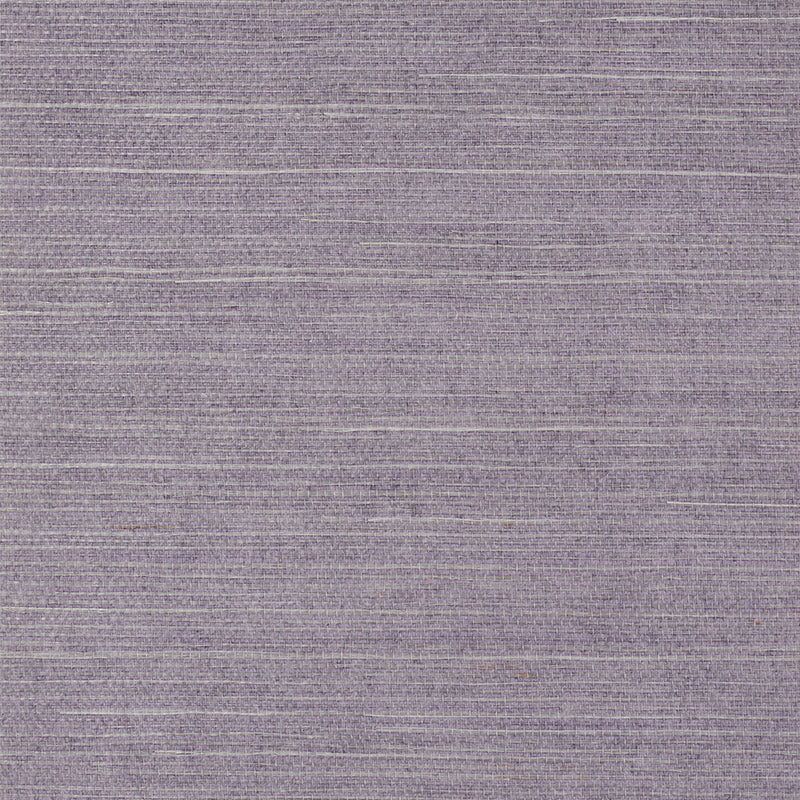 Haruki Sisal wallpaper in thistle color - pattern number 5010854 - by Schumacher in the Perfect Basics Haruki Sisal collection