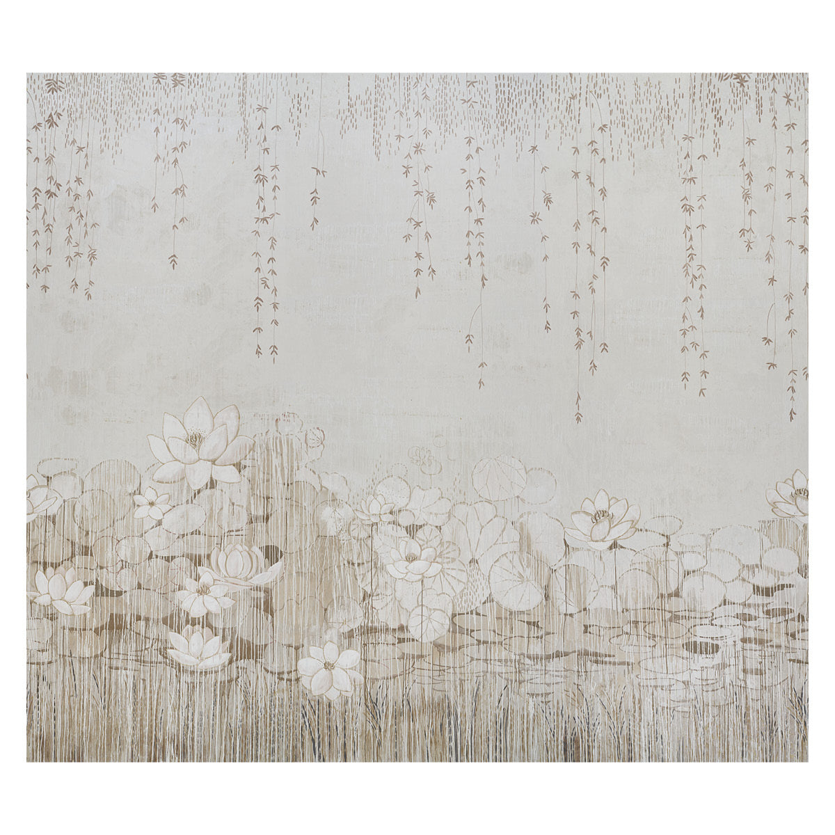 Chatoyant Panel Set fabric in blush color - pattern number 5010890 - by Schumacher in the Colette Cosentino collection