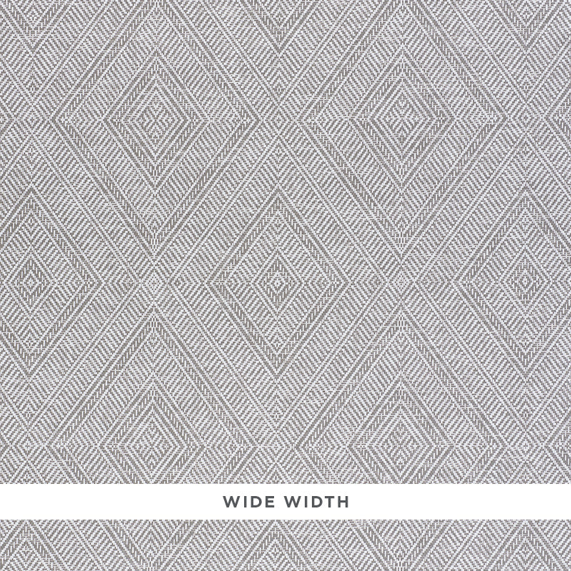 Tortola Paperweave wallpaper in grey color - pattern number 5011253 - by Schumacher in the Woven Wallcoverings collection