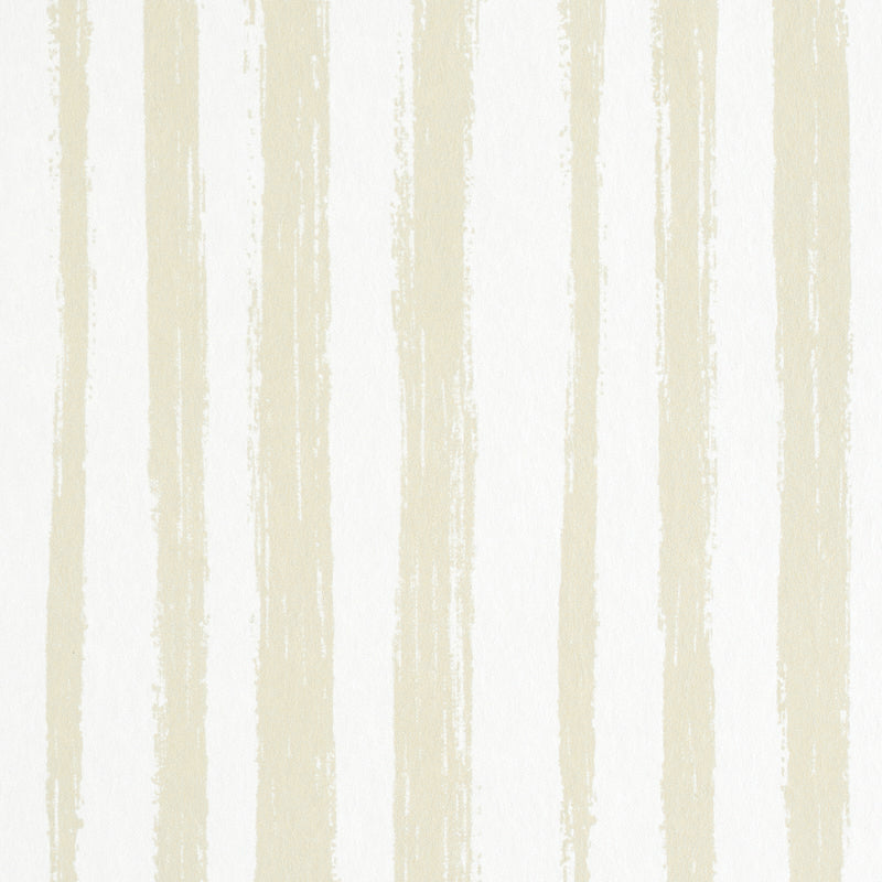Sketched Stripe wallpaper in natural color - pattern number 5011540 - by Schumacher in the Stripe Wallcovering Collection collection
