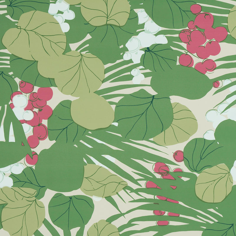 Sea Grapes fabric in tropical color - pattern number 5011731 - by Schumacher in the Perennial Favorites collection