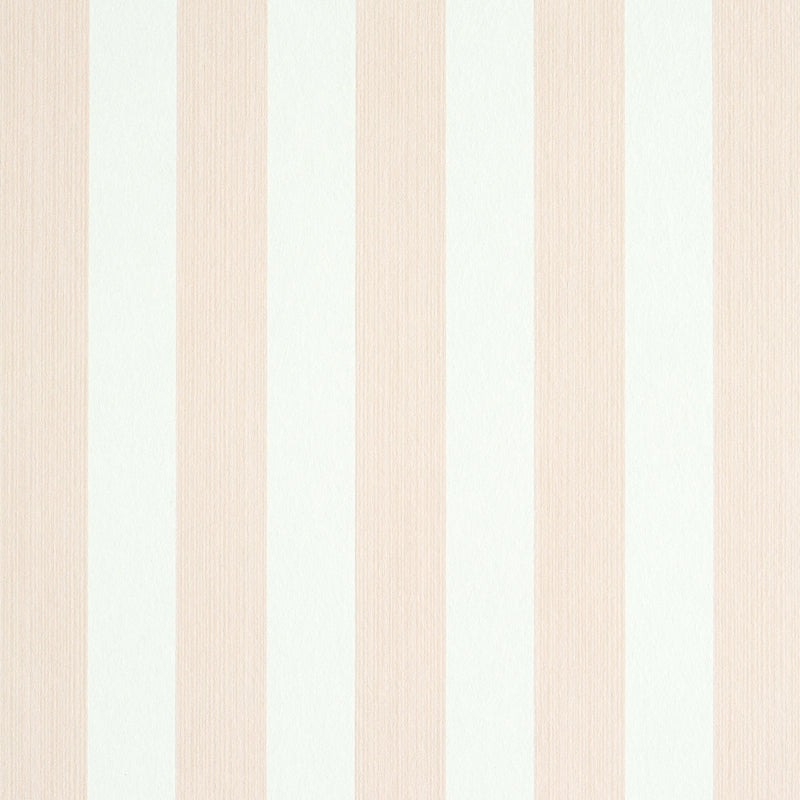 Edwin Stripe Medium wallpaper in blush color - pattern number 5011894 - by Schumacher in the Stripe Wallcovering Collection collection