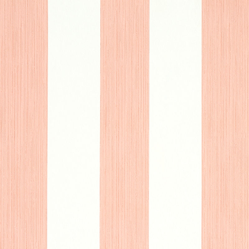Edwin Stripe Wide wallpaper in pink color - pattern number 5011915 - by Schumacher in the Stripe Wallcovering Collection collection