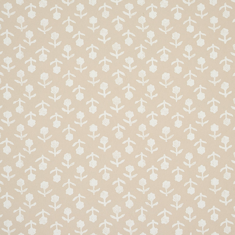 Beatriz wallpaper in natural color - pattern number 5011942 - by Schumacher in the Jacaranda collection