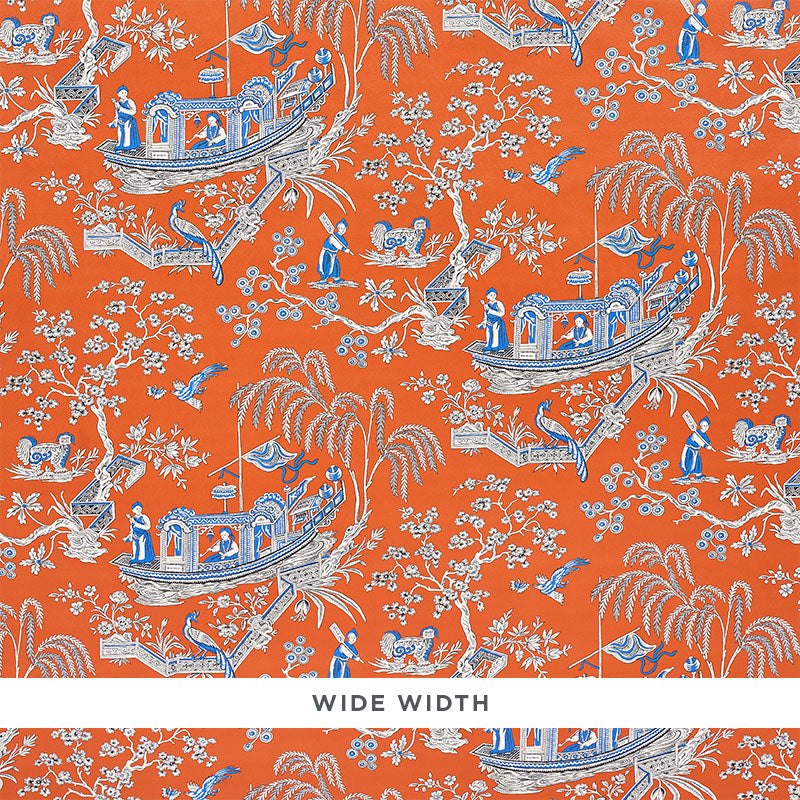 Matsudana fabric in spice color - pattern number 5011992 - by Schumacher in the Schumacher Classics collection