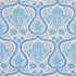 Paisley Court fabric in blue color - pattern number 5012270 - by Schumacher in the East Meets West collection