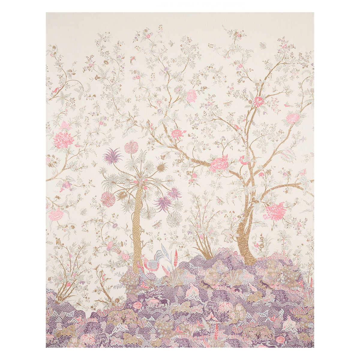 Amaltas Panel Set fabric in document color - pattern number 5012331 - by Schumacher in the East Meets West collection