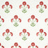 Saranda Flower fabric in cardinal color - pattern number 5012410 - by Schumacher in the East Meets West collection