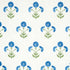 Saranda Flower fabric in royal color - pattern number 5012412 - by Schumacher in the East Meets West collection