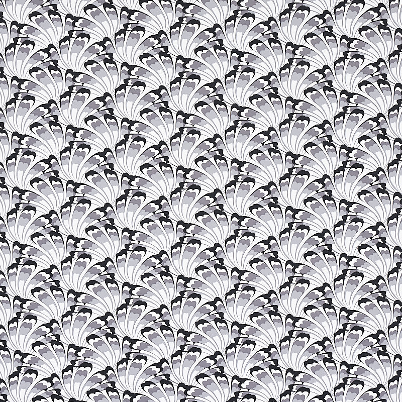 Gotham Swing fabric in charcoal color - pattern number 5012530 - by Schumacher in the Cristina Buckley collection