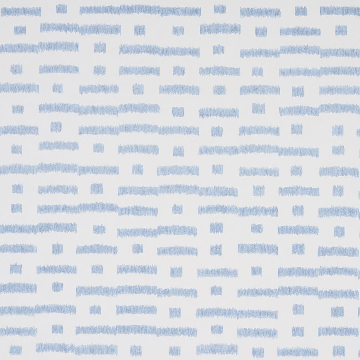 Abstract Ikat wallpaper in sky color - pattern number 5013090 - by Schumacher in the Smith Street collection