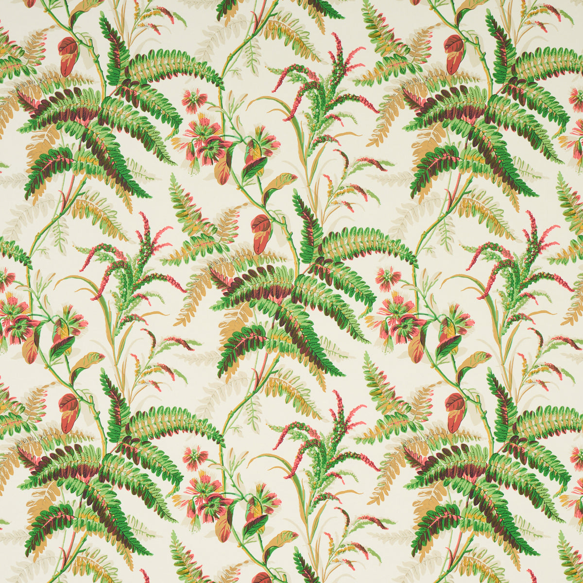 Myers Fern wallpaper in document color - pattern number 5013232 - by Schumacher in the Schumacher Classics collection