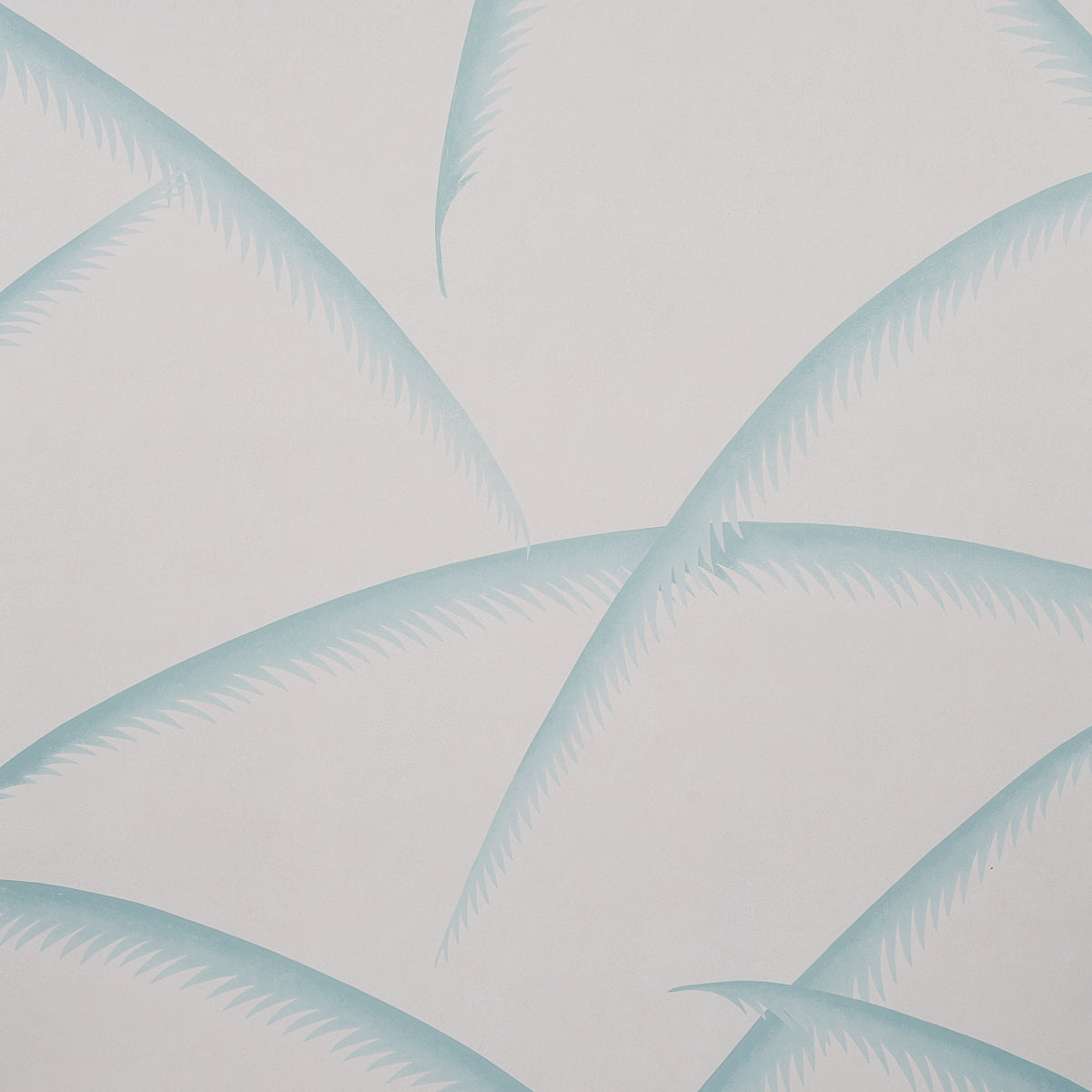Deco Palms fabric in seaglass color - pattern number 5013300 - by Schumacher in the Panels Collection collection