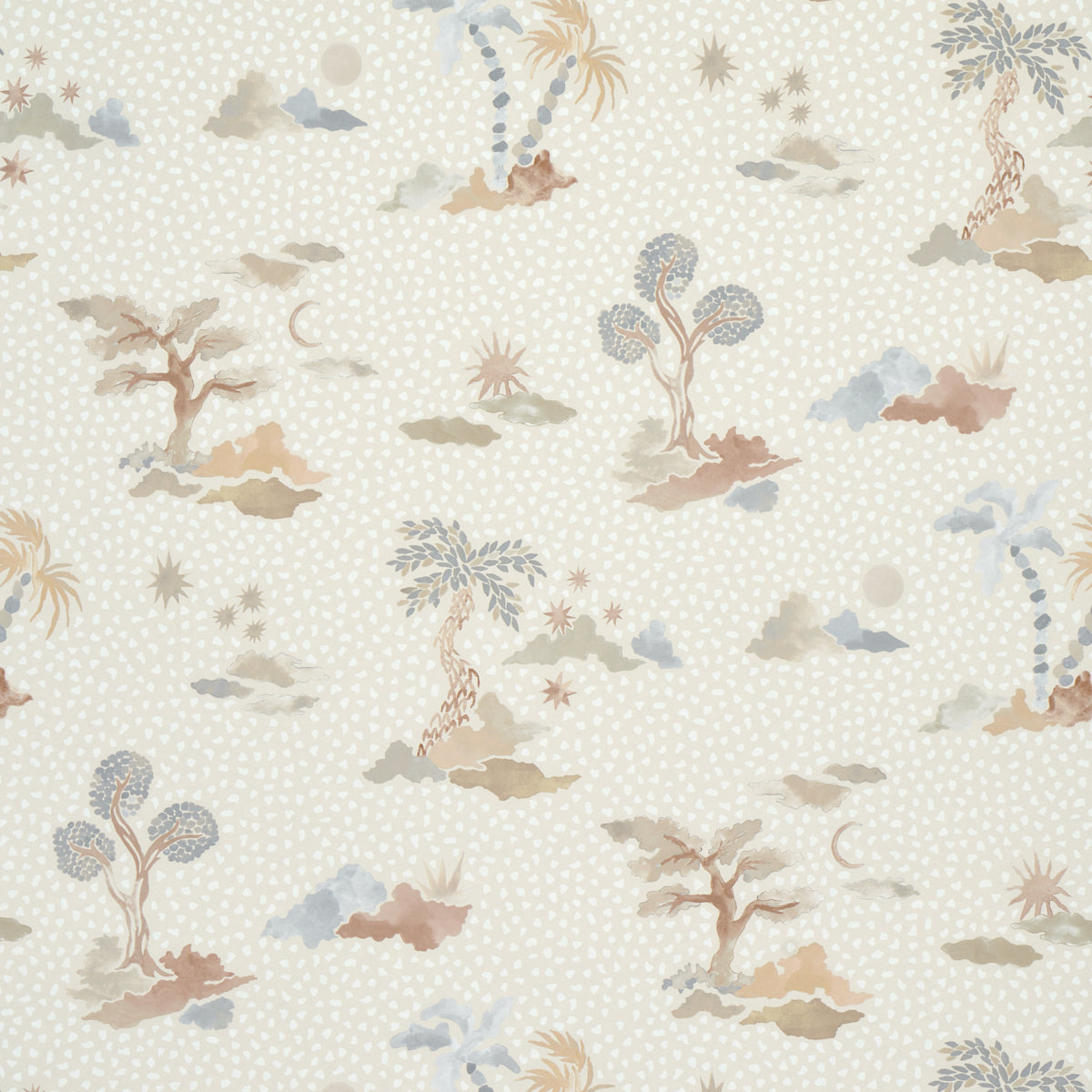 Valletta wallpaper in moonstone color - pattern number 5013521 - by Schumacher in the Happy Menocal collection