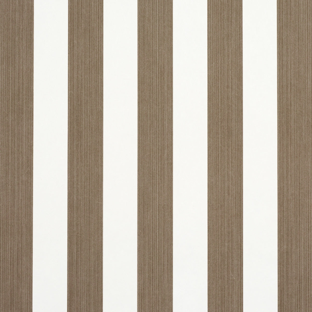 Edwin Stripe Medium wallpaper in mocha color - pattern number 5013612 - by Schumacher in the Perennial Favorites collection
