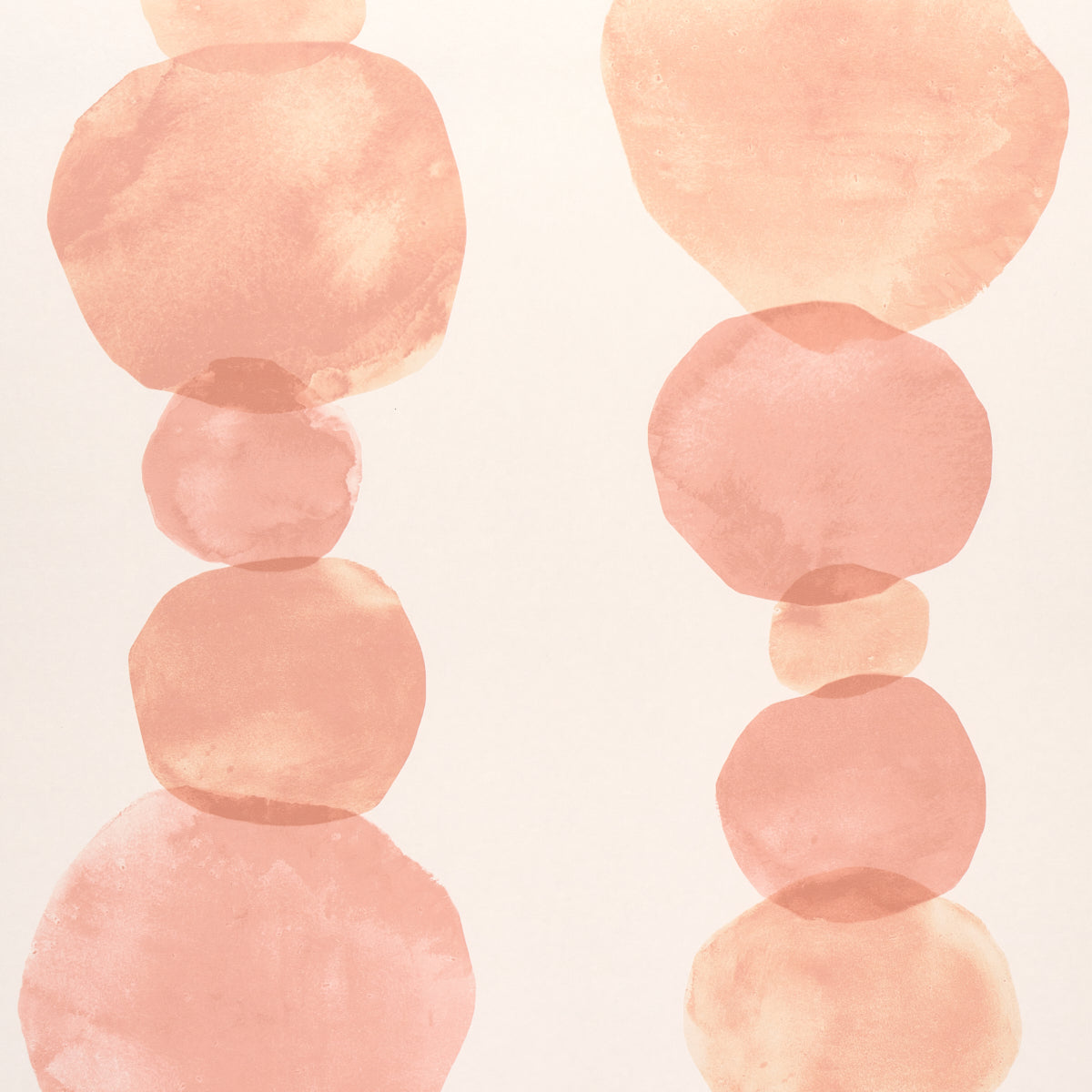 Hyperion fabric in peach color - pattern number 5013650 - by Schumacher in the Backdrop I collection
