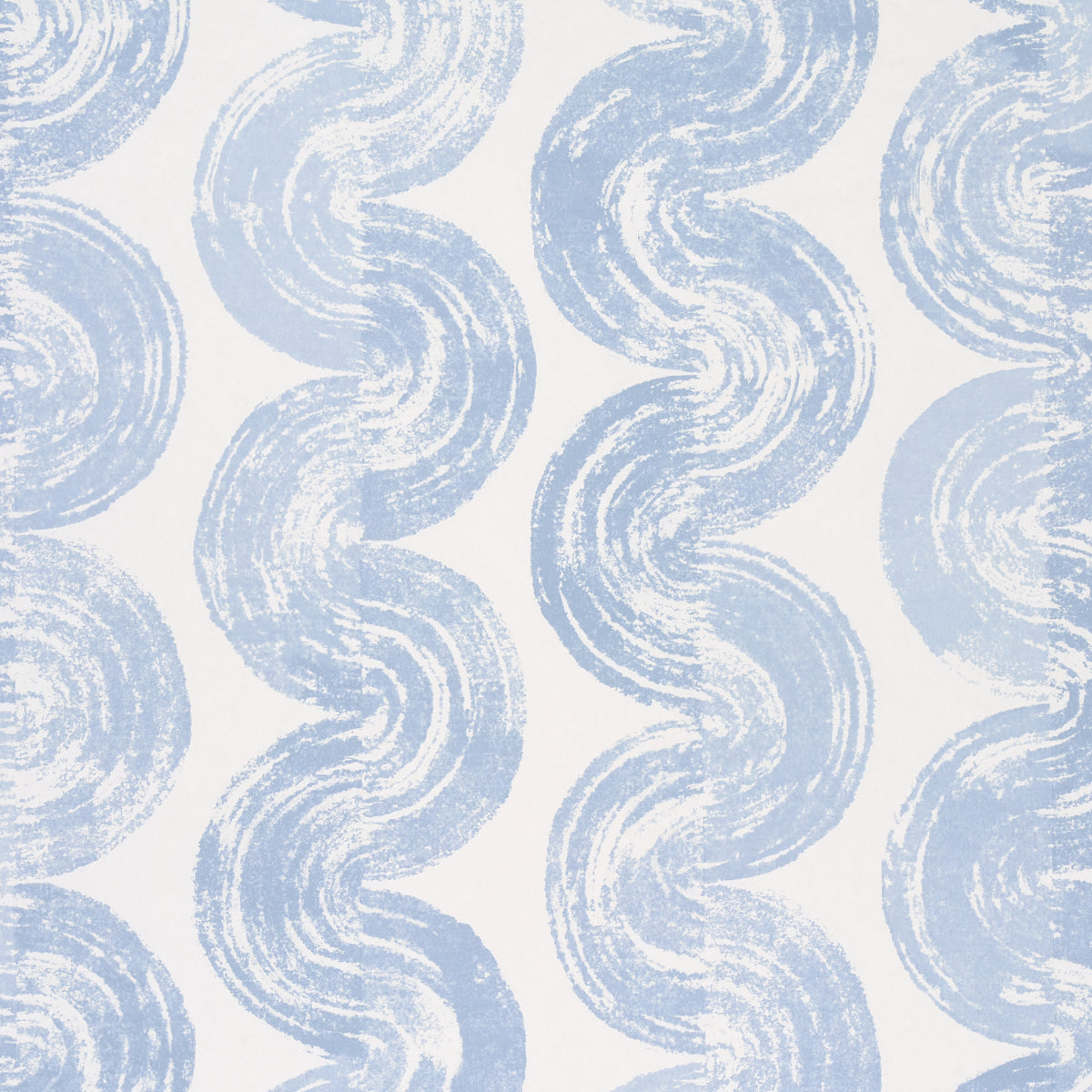 1975 fabric in soft blue color - pattern number 5013671 - by Schumacher in the Backdrop I collection